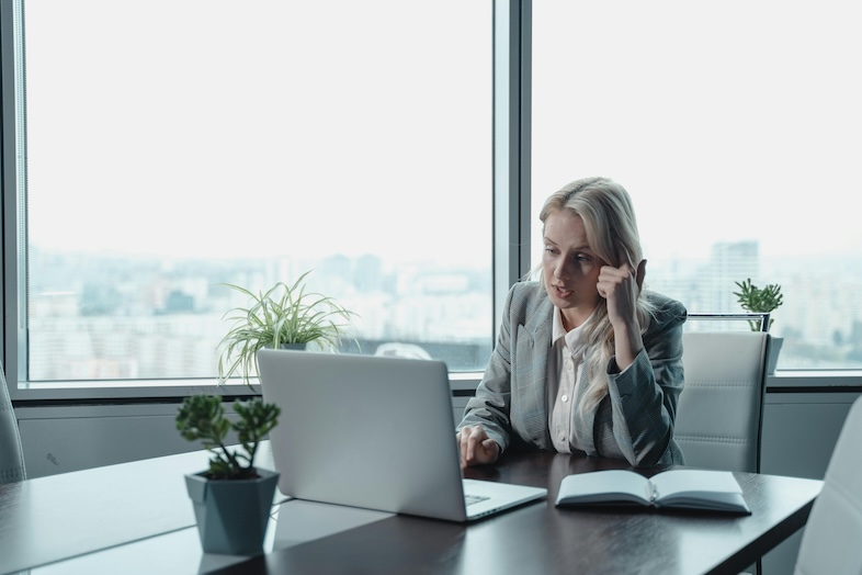 Woman office leadership