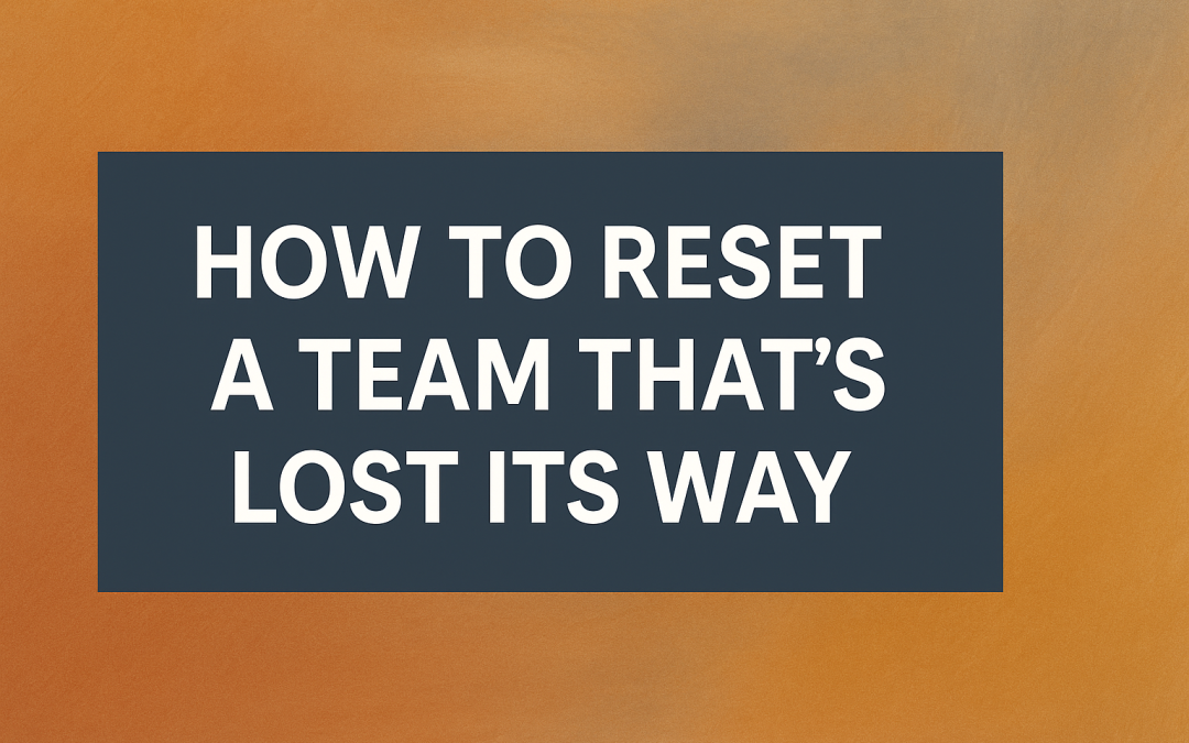 reset a team