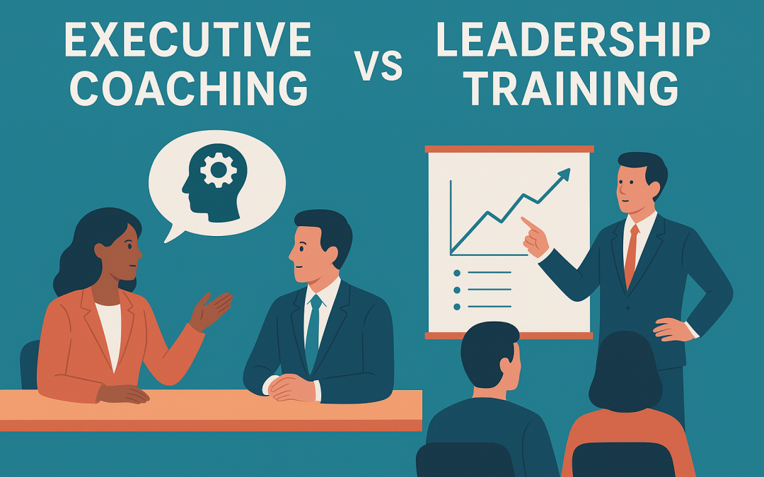 Executive Coaching vs Leadership Training